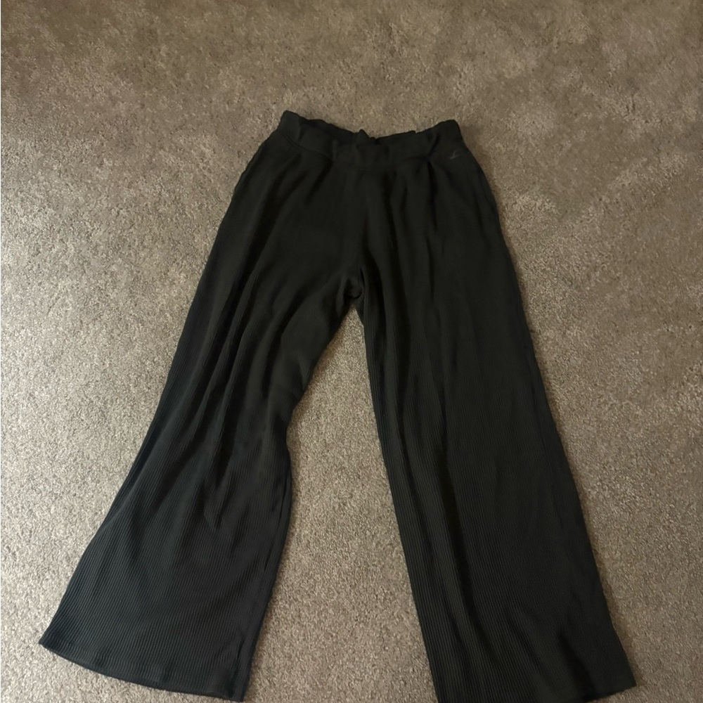 Hollister Dark Grey Wide-Leg Pants